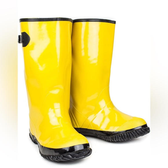 RK SAFETY NEW Over-The-Shoe Yellow Slush Boots🥾PARENT Sz 12 - Picture 1 of 10